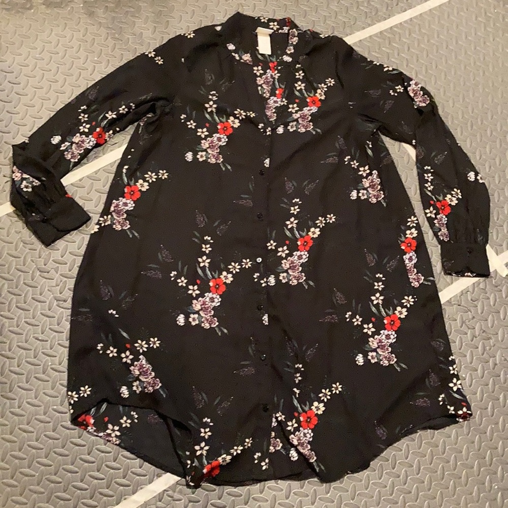H&M shirt dress size 2